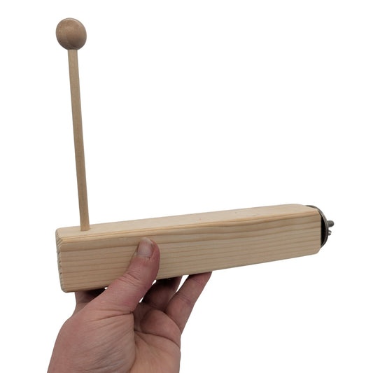 Skewer Perch by Lil Monsters Bird Toys. Held in hand for scale.