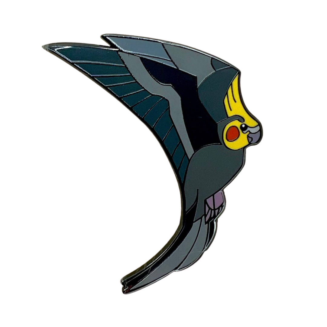 Gray Cockatiel Sticker – Lil Monsters Bird Toys