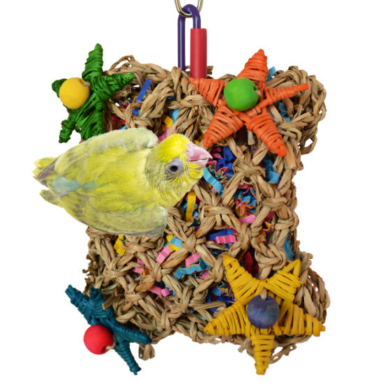 Collection of Lil Monsters Bird Toys featuring Seagrass