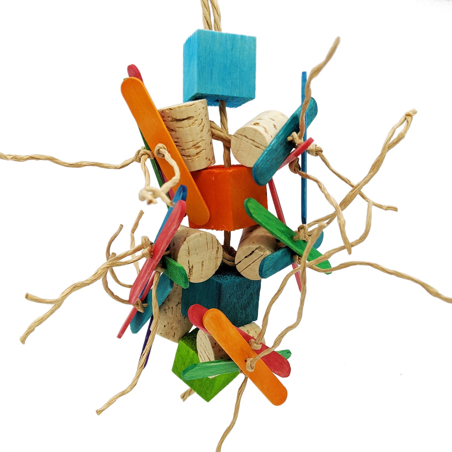 Collection of Lil Monsters Bird Toys featuring Craft Sticks