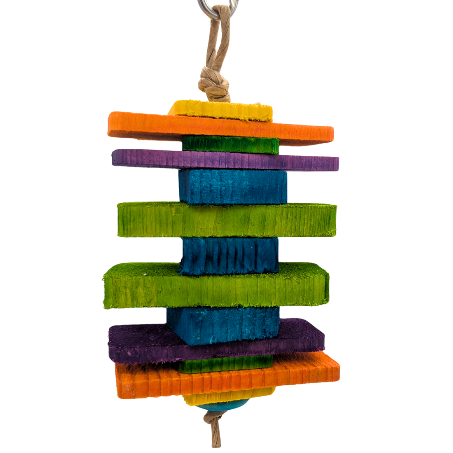 Gradient by Lil Monsters Bird Toys. Made with various sizes and thickness of pine. 