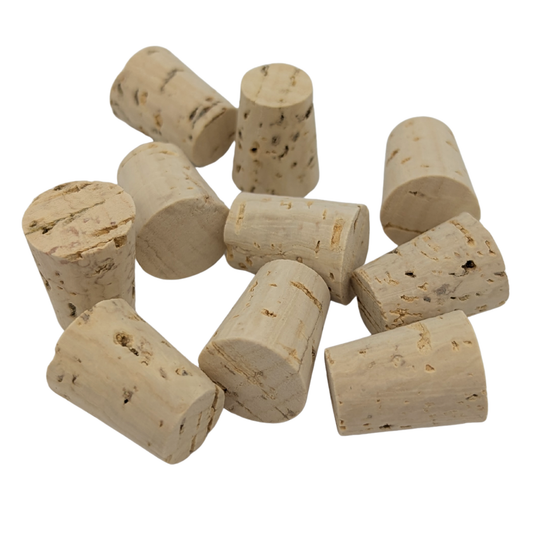 Natural Cork Stoppers (10 pack) by Lil Monsters Bird Toys