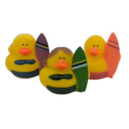 Surfer Themed Rubber Duck Parrot Toy Part by Lil Monsters Bird Toys