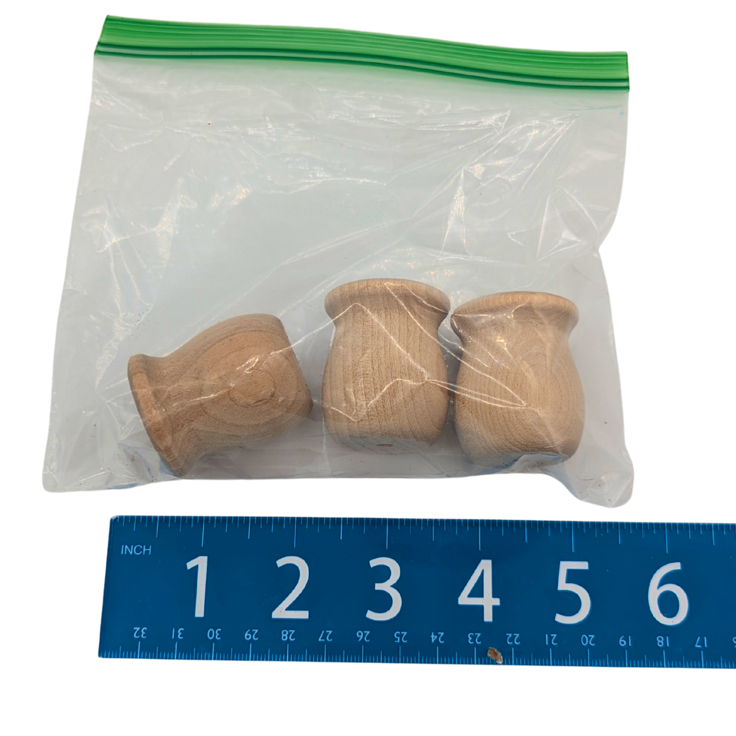 Pack of 3 Hardwood Candle Cups for parrot toys, by Lil Monsters Bird Toys
