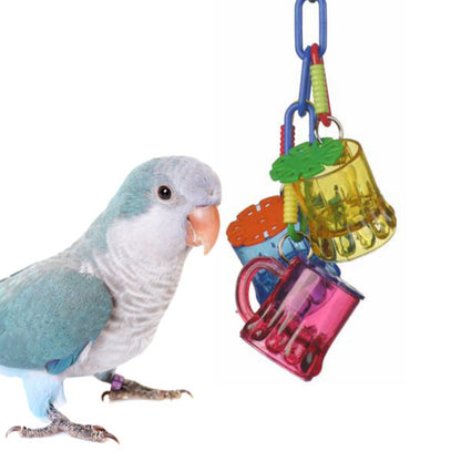 Cheers Sr by Super Bird Creations. Pictured next to a quaker parrot for scale.
