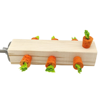 Garden Row by Lil Monsters Bird Toys. 6 inch variant shown at a different angle
