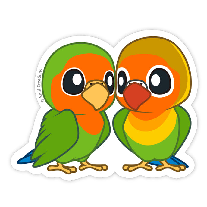 Love Birds Sticker