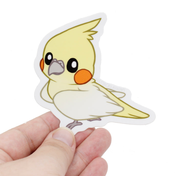 Yellow Cockatiel Sticker