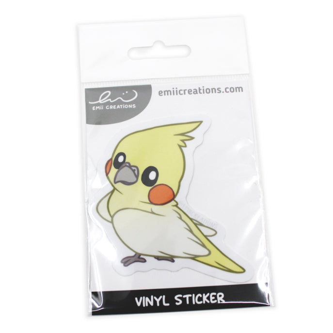 Yellow Cockatiel Sticker